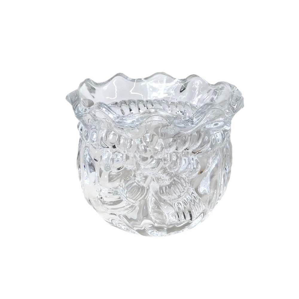 Vintage‎ 24% Lead Crystal Santa's Sack Candy Dish